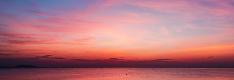 Warum färbt sich der Himmel am Abend rot?