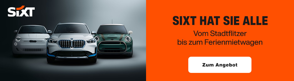 Finde jetzt das passende Auto: Vom Stadtflitzer bis zum Ferienmietwagen.