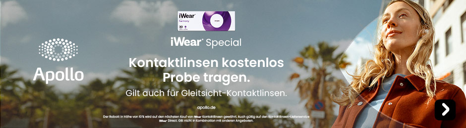 Bis zu 50% auf Brillengläser bei Apollo. 