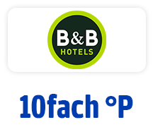 Jetzt bei B&B HOTELS 10fach punkten. Hier klicken.