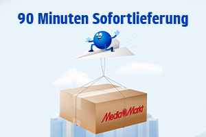 90 Minuten Sofortlieferung