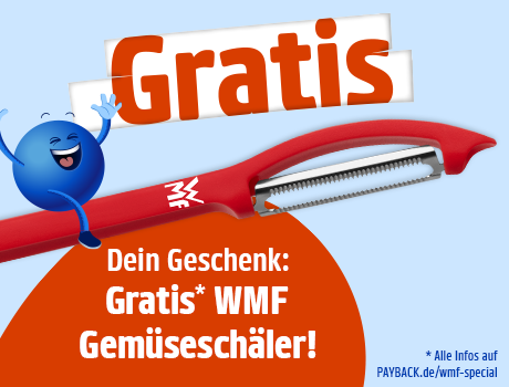 Gratis Gemüseschäler für dich! Jetzt Punkte einlösen.