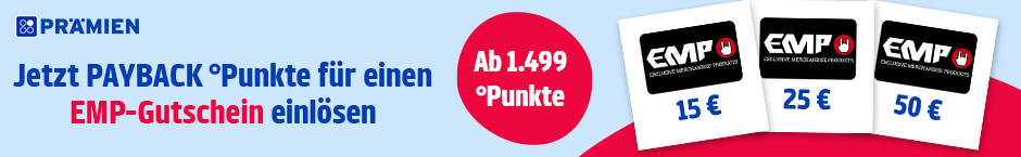 Hier PAYBACK Punkte in EMP Gutscheine einlösen.