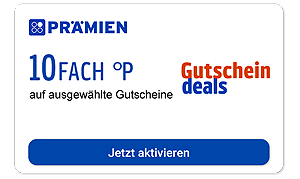Aktiviere den jeweiligen Coupon für 10fach Punkte auf deine Gutschein Bestellung!