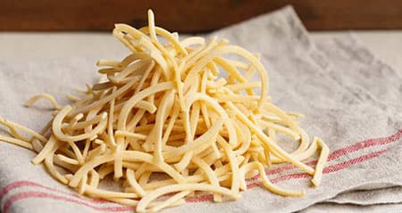 Die Nudel heißt scialatielli