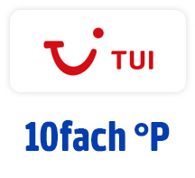Jetzt bei TUI 10fach punkten. Hier klicken.