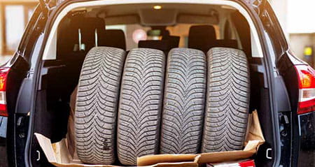 Vorsicht Fehler zum Thema Autoreifen in den Kofferraum