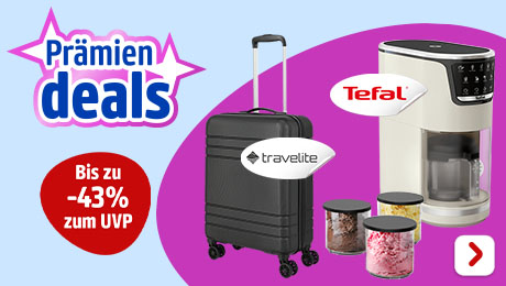 PAYBACK Prämien: Tefal & travelite Sommer-Deals bis zu 43% reduziert. Jetzt Punkte einlösen!